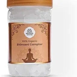 Haziro Bhimseni Pure Organic and Original Bhimseni Camphor Kapoor Container | Purifying & Pleasant Fragrance for Pooja, Hawan, Natural Air Freshener | Organic Camphor, Diffuser Camphor - 100 Gram-picture-43