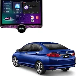 Automobile Villa Gemstone Car Single Knob Stereo 4GB/64GB Ram Display with Android 13, 4K HD Screen,CarPlay&Android Auto, WiFi,LED Controls, Compatible for Honda City Type 4-picture-40