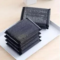 Prime Steel Scrub (Pack of 5) - Kitchen Scrub Stainless Steel Utensil Dish wash, Black Steel Scrubber PadHeavy Duty Washing Bartan Saaf Karne Ghassai Ghisne Ghisai-image-61