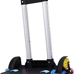 Backpack Trolley Versatile 6 Wheels Luggage Cart for Fishing Children Travel-image-16