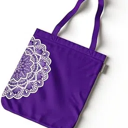 trendoprint Large Tote Bag for Women with Zip, Stylish Cotton Handbags, Canvas Tote Bags for College & Groceries NTBC149-picture-31