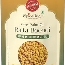SpiceRaga Raita Boondi Pack of 5 | No Palm Oil | Pure Groundnut Oil | No Trans Fat | Crunchy & Tasty | Healthy Namkeen | 100% Natural Ingredients | 160g Each-picture-31