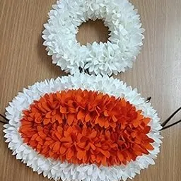 Flowers Park - Artificial Flower for Indian Classical Dance/New mullai Model/Set/White 12" /bharatham/kuchipudi/Dance Flower/Hair Bun/Décor-picture-27