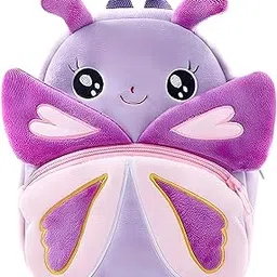 delicado Cute Small Toddler Kids Preschool Backpack Butterfly design Nursery Preschool Playschool School Picnic Travelling Bag for Baby Boy Girl Age (2-5 Years)-picture-43