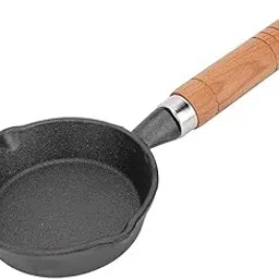 ACROWN Mini Cast Iron Frying Pan Non-Stick for Eggs Gas Camping Home Kitchen Small Cooking Omelette Pan image 1