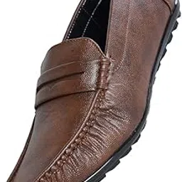 neuly Vibe-1 Men's Faux Leather Casual Shoe Moccasin Loafer Shoes for Men-picture-23