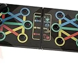 Uchamps Pushup Board for Men |15 In 1 Push Up Board for Men, Pushup Bars, Push Up Board Game, Push up Stand | Chest workout equipment For Men & Women | Push Up Bar For Home Gym-picture-28