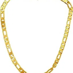 Neck Chain 24 Inch Indian Sachin Handmade Design Gold Plated Jewelry 6627 for Mens Boys-image-7