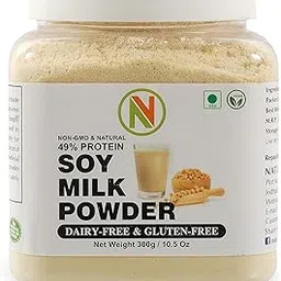 Nature Vit Soya Milk Powder, 300G [Plant-Based/Vegan Milk Alternative, Non-Gmo & 49% Protein & Sugar Free]-picture-31