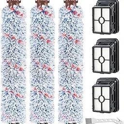 1785A 2306A Replacements 3 Pack Multi Surface Brush Rolls and 3 Pack 1866 Vacuum Filters for CrossWave Wet Dry Vacuum Cleaner 1785 2306 2551-picture-10