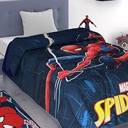 Athom Trendz Polyester and Polyester Blend Marvel Spiderman 300 GSM Kids Comforter (135x220 cm)-picture-25