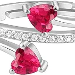 giva 925 Silver Love Me Ring, Adjustable | Gifts for Women and Girls | With Certificate of Authenticity and 925 Stamp | 6 Months Warranty-picture-16