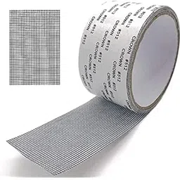 NEYU Window Screen Repair Kit Tape, Covering Window Door Tears Holes Screen Patch Repair Kit, Strong Adhesive & Waterproof Fiberglass Covering Mesh Tape image 1