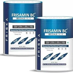 Friska Frisamin BC Researched Nutritional Supplement Flavour Orange Pack of 2-200gm each-picture-13
