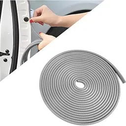 QUALIFT Car Door Edge Protector Strip, 5Mx10mm U-Shaped Flexible Rubber & Steel Exterior Accessories All - Noise Isolator, Car Door Guard, Anti-Scratch Vehicle Protection, All Models-picture-36