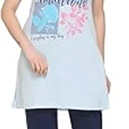 plush Women's Poly Cotton Summer Wear Printed Night Suit Set (NS-104)-picture-25