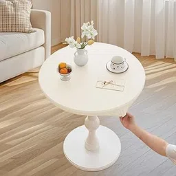 CALANDIS™ Table Cloth Stretchable Oil Anti Table Cover for Picnic Patio Wedding White Diameter 60 Cm | Tablecloths | Linens & Textiles | Kitchen, Dining & Bar image 1