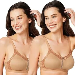 libertina Full Coverage Everyday Comfortable wear Bra, Skin Friendly bras-L29 Pack of 2-picture-26
