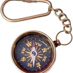 rastogi handicrafts Antique Handcrafted Compass in Keychain (Brass)-picture-37