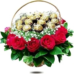 SWEET STEMS New Year Delicious Ferrero Gift Basket for your loved ones (Birthday Card)-picture-22