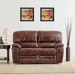 Home Centre Harvey Napa 2-Seater Manual Recliner - Brown-picture-21