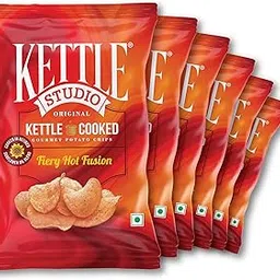 Kettle Studio | Potato Chips | Fiery Hot Fusion 113 grams | Pack of 6-picture-13