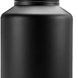 2 liters Water Bottle Insulated Stainless Steel | Large Sports Thermos 6 Hours Hot & Cold Water | Thermosteel Bottle for Gym, Travel, Office & Outdoor | Anti-Slip Base,Carry Handles, Black-picture-17