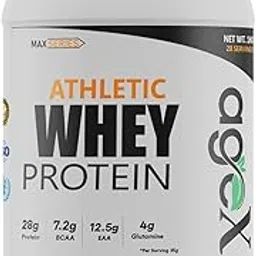 AgeX 100% Pure Athletic Premium Whey Protein 28g, EAA 12.5g with probiotic enzymes for for Muscle Support, Recovery & Weight Management | About 28 servings per container| Vegetarian (1 KG, Chocolate)-image-6