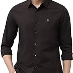 u.s. polo assn. denim co. Men's Solid Regular Fit Shirt-picture-13