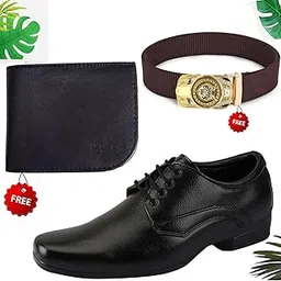 Trendy Formal Shoes/Party Shoes/Shoes Combo with Free Wallet & Belt for Men and Boys -P2406-picture-51