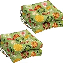Blazing Needles 16-inch Square Tufted Outdoor Chair Cushion, 16 x 16, Beringer Spring 4 Count-image-30