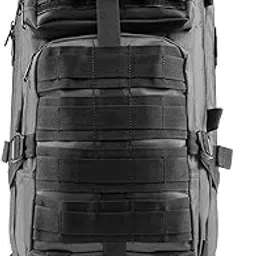 hike Travel Backpack 30L Trekking Waterproof Rucksack Daypack - Rain Cover & Large Compartment, Outdoor Sport Camping Hiking Bag - 1.5 Year Warranty, Grey-picture-13