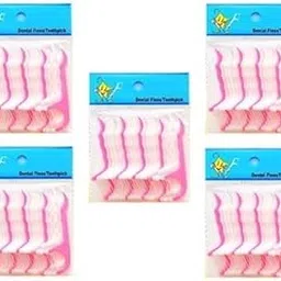Diano Dimzi Pack Of 5 (100 Pcs) Dental Tooth Pick Flossers Cleaners Head Oral Dental Hygiene Brush Tooth Cleaning Tool-picture-20