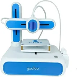 REES52 Goofoo Cube 3d Printer Gift for Kids and Children Fdm Printer Desktop Mini 3d Printer Diy Models blue-picture-18