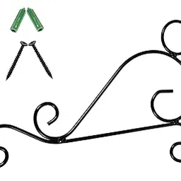 HAKIDZEL Hanging Plant Holder Wall Hook Iron Bracket for Use for Lanterns Planters Bird Feeders Wind Chimes and Holiday Rustproof and Charming Design-picture-35