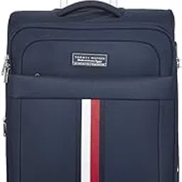 California Polyester Soft Luggage Trolley Bag for Travel - 53.5 cms, Navy Blue 4 Wheel Cabin Bag Unisex Travel Gear-image-39