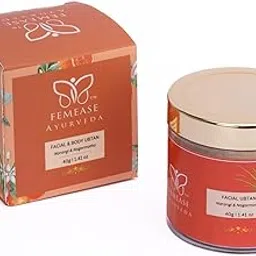 Femease Narangi & Nagarmotha Ubtan | Ayurvedic Facial and Body Scrub | Brightens and Rejuvenates Dull Skin | Gentle Exfoliation for Even-Toned Glow | With Orange Peel & Nagarmotha, 1 Unit-image-91