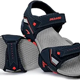 Sandals & Floaters Sports Sandal for Mens & Boys | for Running, Walking | Casual Sandal for Outdoor | Anti-Skid | Adjustable Double Velcro Strap | Lightweight & Comfortable | for Gents & Boys-image-102