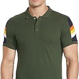 United Colors of Benetton Men's Solid Regular Fit Polo Shirt-picture-42