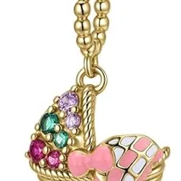 miora Baby Cradle Gold Plated Charms-picture-38