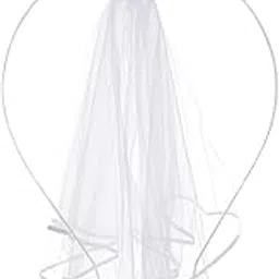 atorse ™ Bride Headband with Veil Set Wedding for Role Playing Dressing Up Gift|Clothing, Shoes & Accessories | Wedding & Formal Occasion | Bridal Accessories | Tiaras & Headbands-picture-35