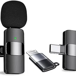 HUMBLE 2 in 1 Wireless Dynamic Lapel Collar Mic-Pristine Sound Compatible with Apple and All Type-C Mobile Phones for Live Shows, Interview & Vlog Short Video-picture-31