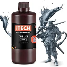 Itech Premium ABS-Like Resin - (Grey) 1000g High Precision UV Curing 3D Printer Resin Durable,Smooth,Finish Fast Curing Ideal for Functional Prototyping.-picture-43