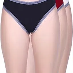 amour secret Women's Low Rise Solid Thong Panties Pack of 3-picture-27