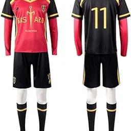 wandamaga Adult Blue Lock Cosplay Chigiri Hyoma Isagi Yoichi Cosplay for Men Germany Football Jersey-picture-17