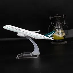 ARTVARKO Cathay Pacific Airways Airlines Scale Model Die Cast Metal Aircraft Highly Detailed Aeroplane Replica Gift for Aviation Enthusiasts 16 CM-picture-21