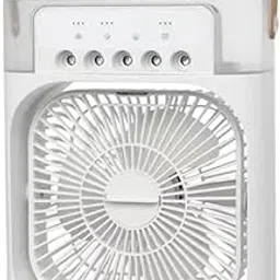Five-Hole Spray Fan Humidification Refrigeration Air Conditioning Fan (White) Dual Functionality | Humidification Feature | Portable Design | Eco-Friendly Cooling-image-78