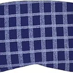 Jenna Polyester Cute Sleeping Eye Shade Mask Cover For Insomnia, Meditation, Puffy Eyes And Dark Circles Check Darkblue-image-3