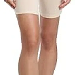 attwact Womens Shorts-Mid Waist Athletic Shorts for Women-Cotton Innershorts for Ladies, Womens Yoga Shorts, Beige-picture-29
