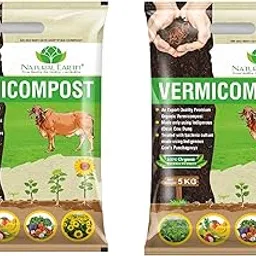 NATURAL EARTH® 10 KG - TRUSTED Organic Vermicompost For Plants | Treated with Panchagavya-Based Bacteria Culture | Plant Growth Booster | Organic Compost For Home Plants-image-91